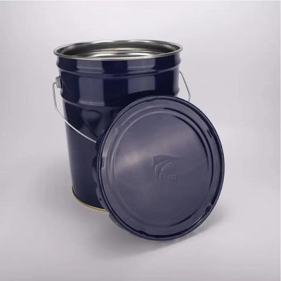 Ricicli la decorazione della latta della pittura tamburella il secchio nero della pittura 20L 5 galloni