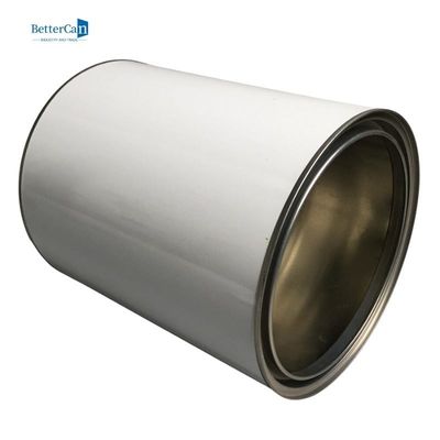 Latte ermetiche della pittura di gallone di Tin Recycled Round Empty One della pittura del metallo di guarnizione