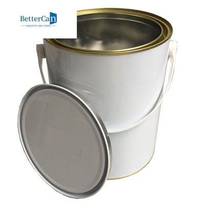 barattoli vuoti Tin Cans With Lever Lids stampato abitudine ISO9001 della pittura 3.7L