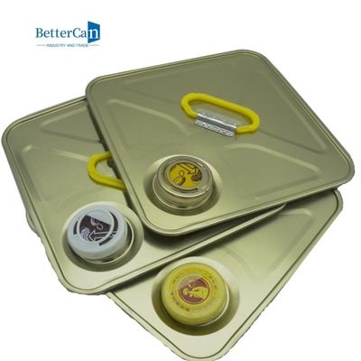 quadrato Tin Can Parts L237*W237 di 18L 20L con la maniglia/cappuccio su misura