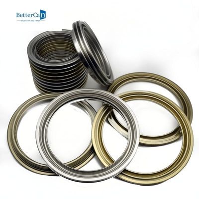 0.23mm Materiale di latta Piano parti 500ml Rotondo Canne di latta di metallo Copri Fondo Con 42mm Capo di plastica