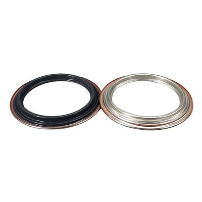 1 litro Triple Tight Cappucci Anelli Plain Tin Can Componenti Capo leva D108mm D105mm