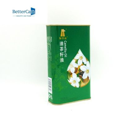 Olive Oil Tin Can Packaging rettangolare latta vuota della pittura da 1 quarto con il coperchio
