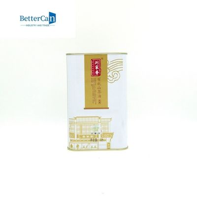 Olive Oil Tin Can Packaging rettangolare latta vuota della pittura da 1 quarto con il coperchio