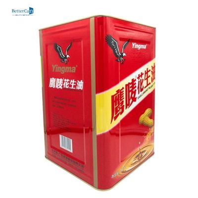 l'olio da tavola di 18L Olive Oil Tin Can Square può con i becchi di versamento