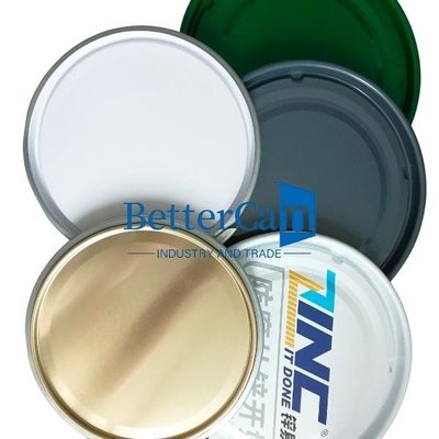 0.35mm 0.43mm Tin Accessories Tinplate Metal Lock Ring Metal Lug Lid With di gomma