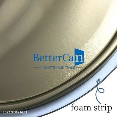 5 Gallon Tin Bucket With Lock Ring White Coated Printing CMYK 20 Litri OEM Pacco