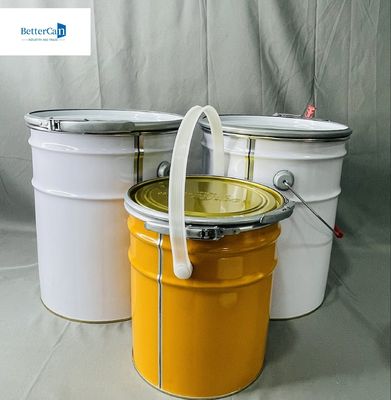 6.5 litri vuoto Liquid metal Can Custom 5 litri Packaging Metal Bucket Large Tin Can Riciclaggio