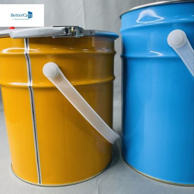 6.5 litri vuoto Liquid metal Can Custom 5 litri Packaging Metal Bucket Large Tin Can Riciclaggio