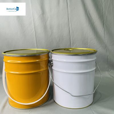 10 litri di contenitore vuoto industriale con anello di chiusura spessore 0,35 mm secchio vuoto da 5 litri