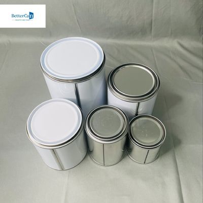 1/2 litro di pittura auto lattine di stagno con copertura metallica OEM 250 ml a 5 litri auto lattina