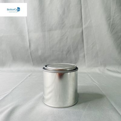 0Spessore di.28 mm Pintura bianca rotonda Lattine di latta con tripla copertura stretta 1 litro quadrato Lattina vuota