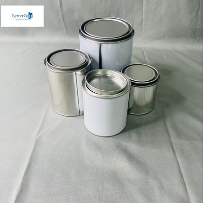 Contenitori di stagno di 250 ml con coperchio