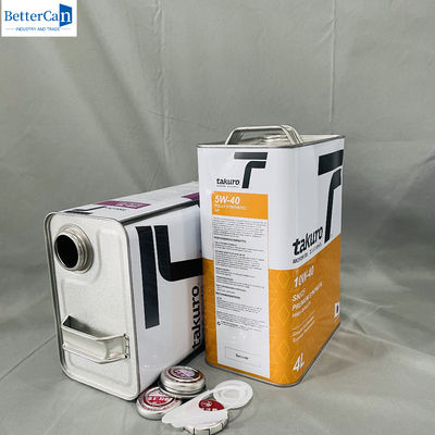 OEM olio motore 1 gallone liquido vuoto con tappo di metallo 500ml rettangolare