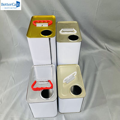Materiale di imballaggio di vernice 250 ml Lattine metalliche da 5 litri con tappo di plastica