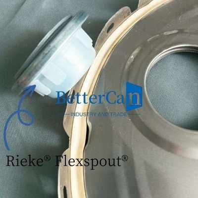0.35mm Spessore Capo del secchio di stagno con Rieke Flexspout Accessori di stagno 0,38mm Gauge Capo del secchio
